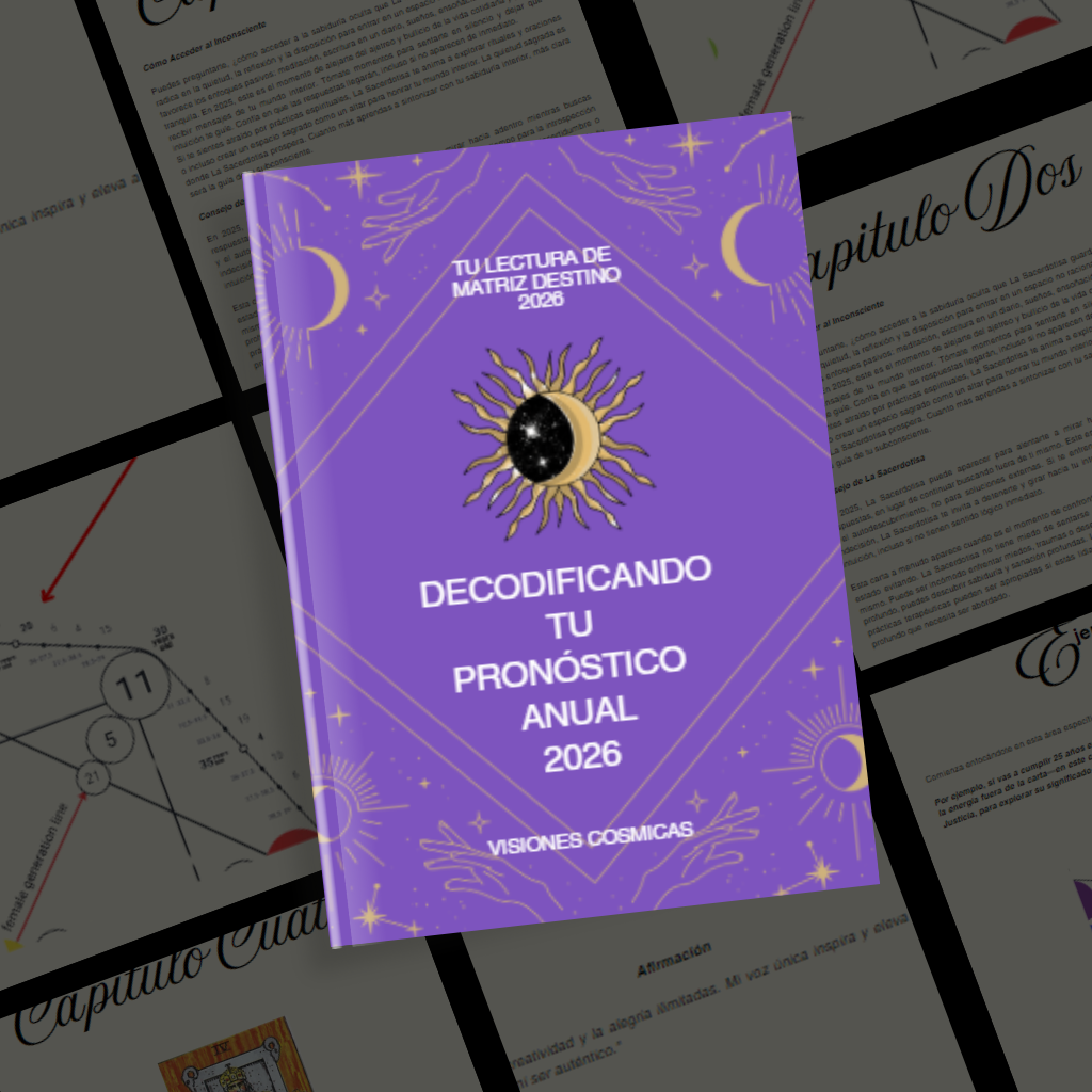 Pronóstico personal del año actual y años siguientes